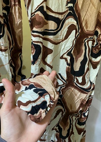 Stradivarius Sırt Dekolteli Elbise - Görsel 6