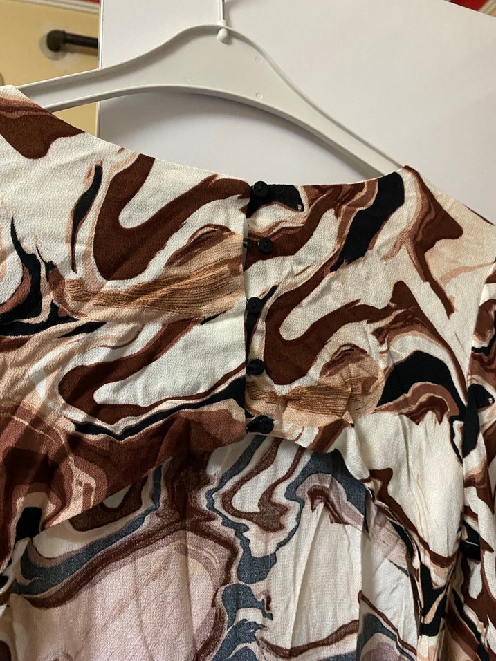 Stradivarius Sırt Dekolteli Elbise - Görsel 5