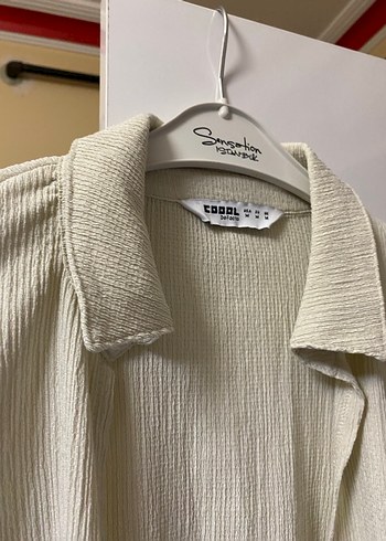 Krem Rengi Bluz - Görsel 2