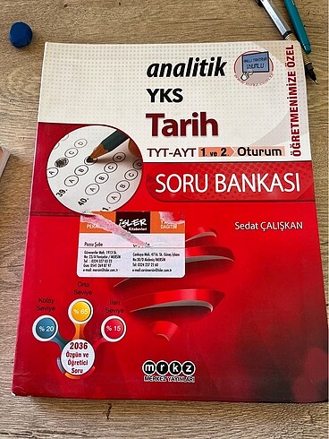 Merkez yayınları tyt-ayt tarih soru bankası
