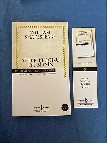 William Shakespeare YETER Kİ SONU İYİ BİTSİN Roman