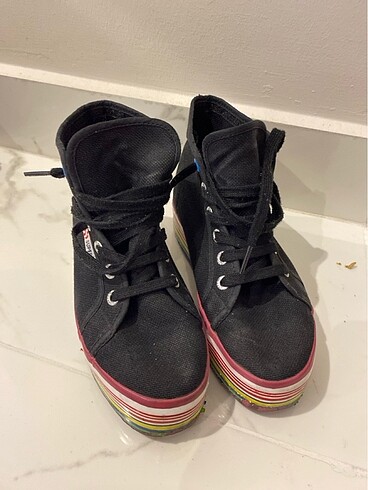 Orjinal Superga yüksek tabanlı ayakkabı