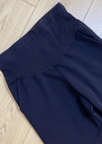 Siyah Kadın Rahat Kesim Hamile Eşofman - Görsel 2