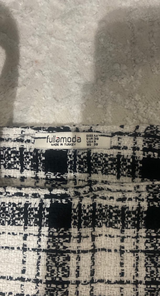 Ekose Desenli Kolsuz salopet - Görsel 3