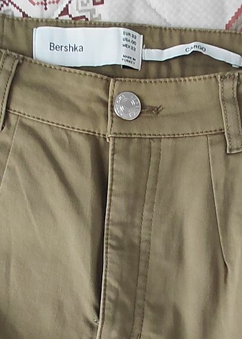 Bershka Bej Duz Pantolon