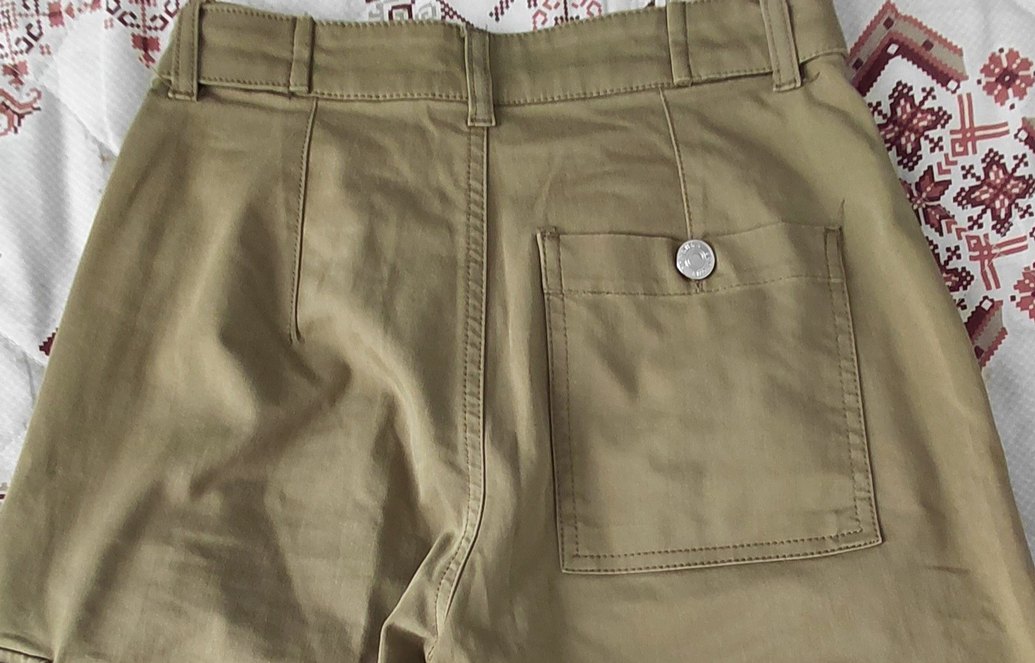 Bershka Bej Düz Pantolon — görsel 4/5
