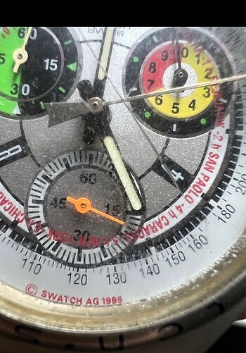 Beden çeşitli Renk Swatch saat 1995