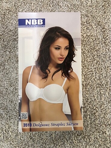 NBB dolgusuz straplez sütyen