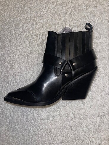 River Island leather cowboy boots(orijinal deri bot)
