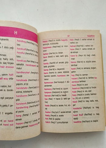 İngilizce-Türkçe Sözlük - Görsel 7