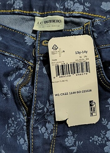 Kız çocuk jean - Görsel 5