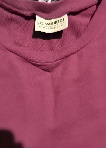 Çiçek Baskılı Mor Kız Çocuk bluz - Görsel 3