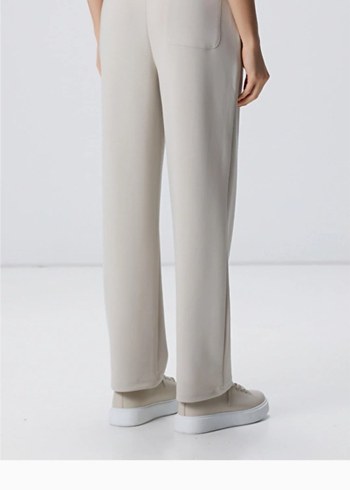 Bej Kadın Alt Eşofman - Görsel 4