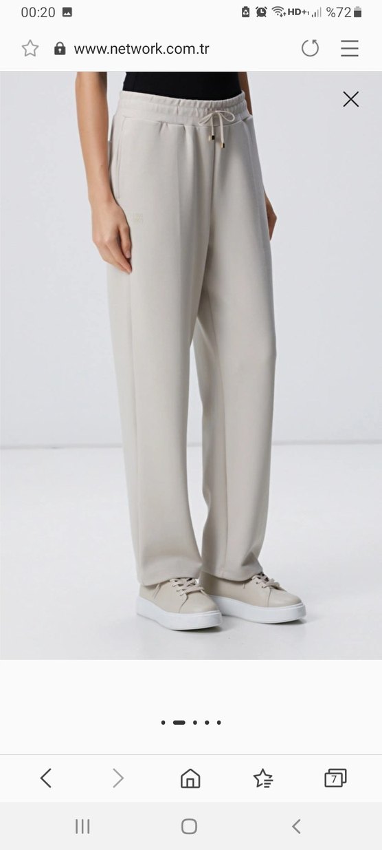 Bej Kadın Alt Eşofman - Görsel 3