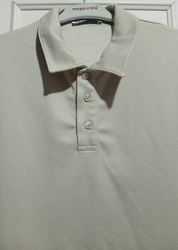 Bej Kısa Kollu Erkek Polo Tişört - Görsel 2