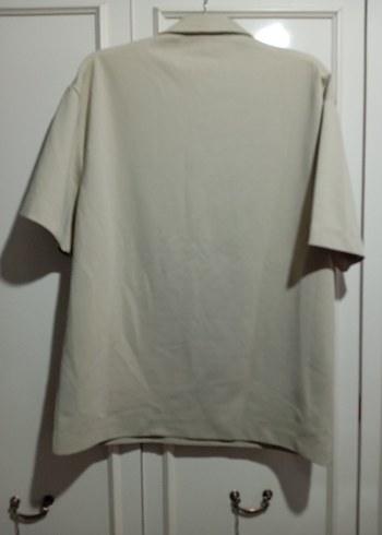 Bej Kısa Kollu Erkek Polo Tişört - Görsel 3