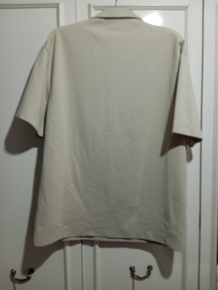 Bej Kısa Kollu Erkek Polo Tişört - Görsel 3