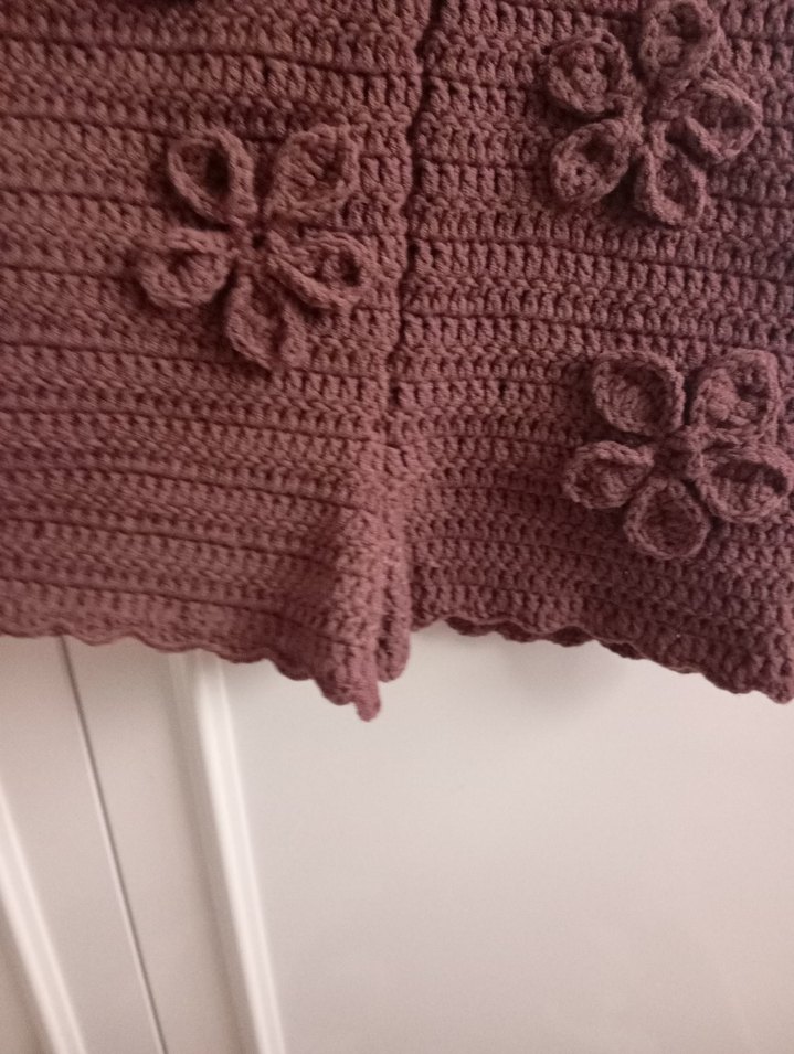 Kahverengi Örgü Kolsuz Bohem Tulum - Görsel 2