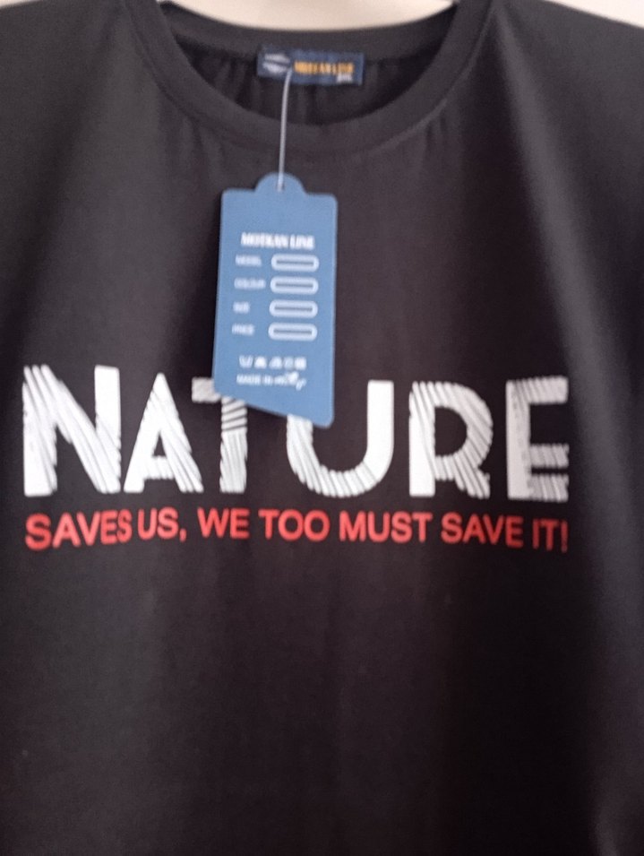 Siyah Erkek Tshirt - Görsel 3