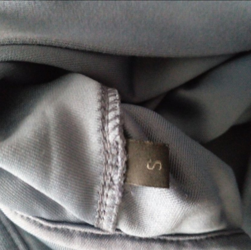 Kadın Mavi V Yaka Kısa Kollu Sweatshirt - Görsel 4