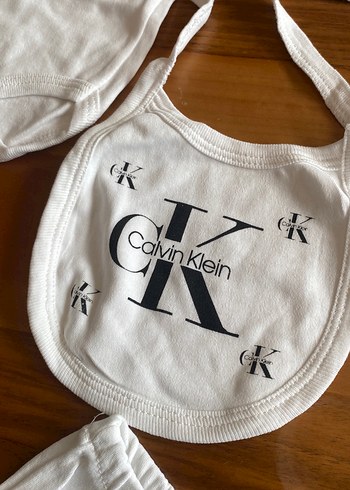 Calvin Klein Erkek Bebek 5'li Beyaz Hastane Seti - Görsel 5