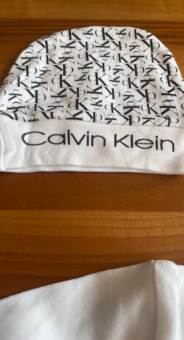 Calvin Klein Erkek Bebek 5'li Beyaz Hastane Seti - Görsel 4