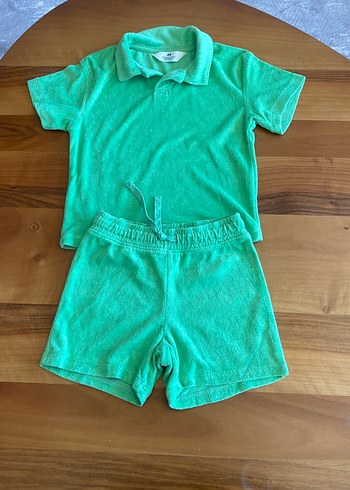 Yeşil Bebek Erkek Kısa Kollu Takım