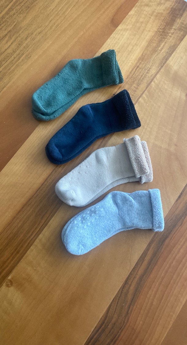 Erkek Çocuk İçin Düz Renk Çorap Seti - Görsel 2