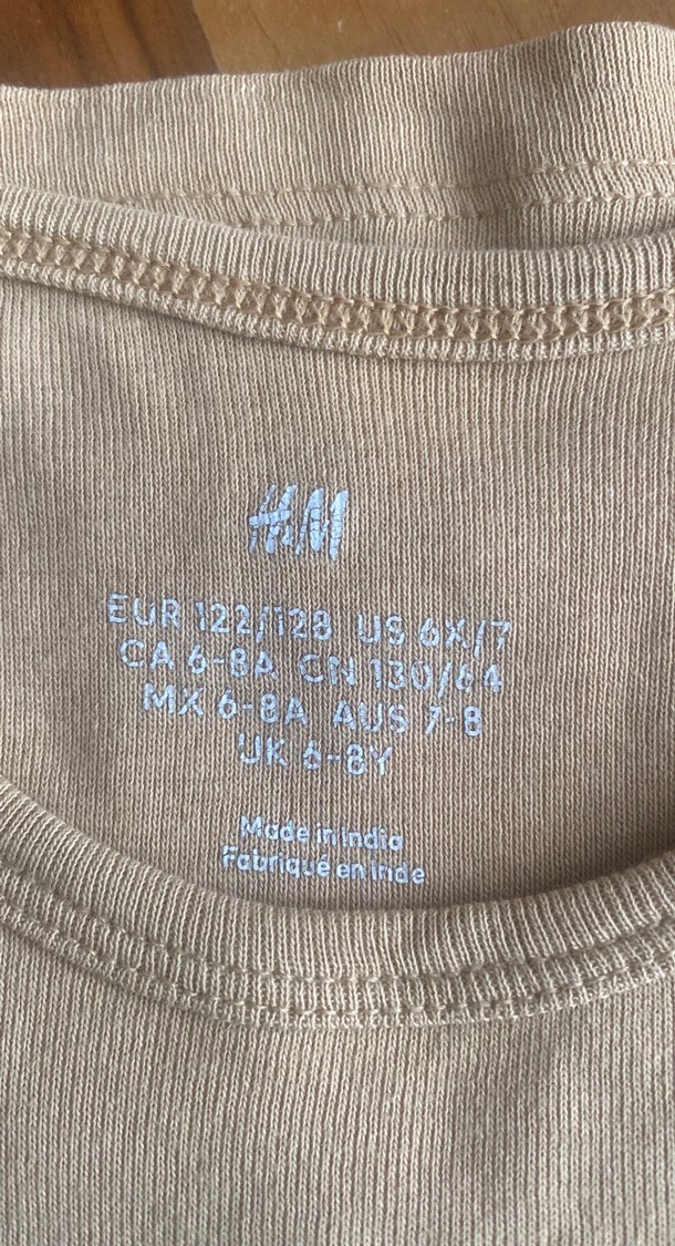 Çocuk için düz, açık mavi içlik - Görsel 2