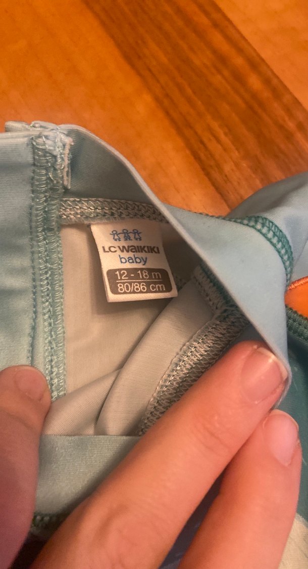 Erkek Bebek Gri Kısa Kollu Dinozor Desenli Mayo - Görsel 3