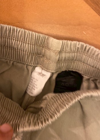 H&M Bej Erkek Çocuk Keten Rahat Kesim Pantolon
