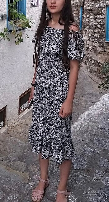 Zara Mavi elbise