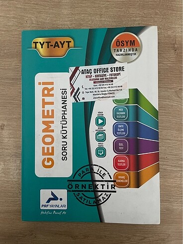 Paraf tyt ayt geometri soru kütüphanesi