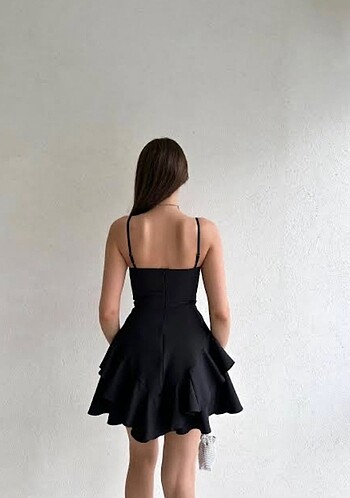Diğer Siyah prenses model elbise