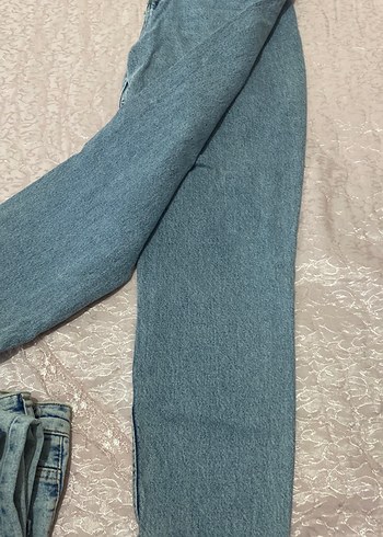 Mavi Jeans Geniş Kesim Yırtık Detaylı Midi Kot Pantolon