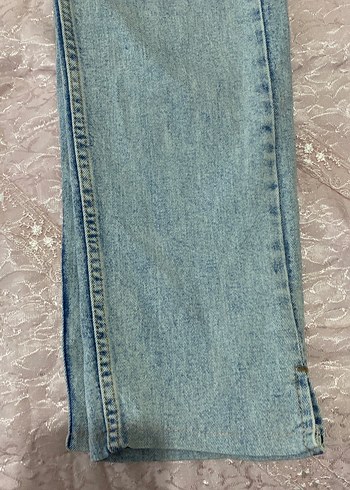27 Beden Kadın Mavi Regular Fit Midi Kot Pantolon