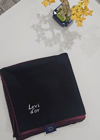 Levi'dor twil ipek eşarp - Görsel 3