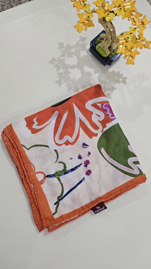 Renkli Bohem Kadın eşarp - Görsel 3