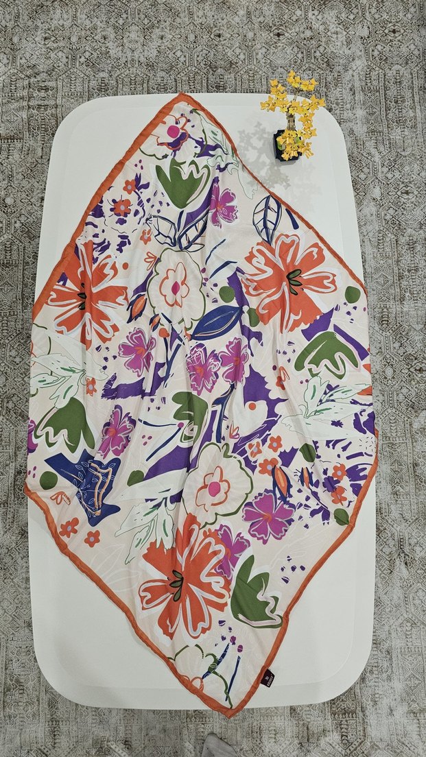 Renkli Bohem Kadın eşarp - Görsel 2