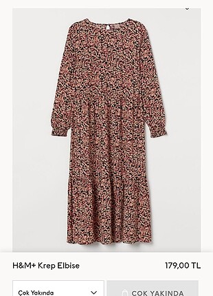 H&m uzun elbise