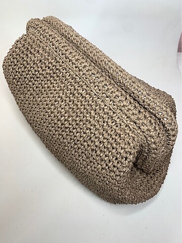 Doğal İp Clutch Çanta Satışta