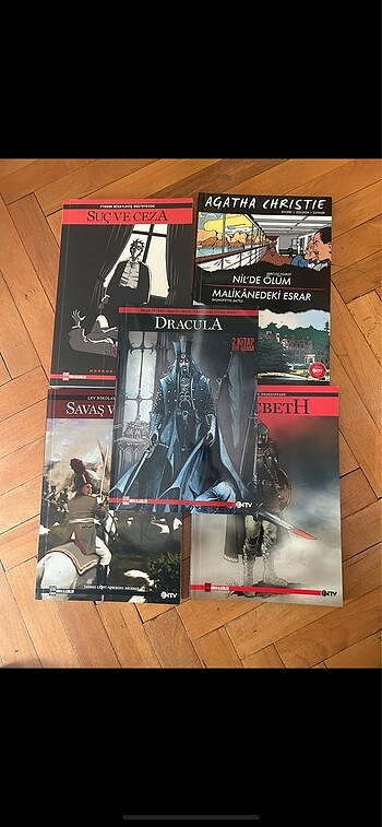 NTV yayınları Dracula + savas ve Baris satilmistir.