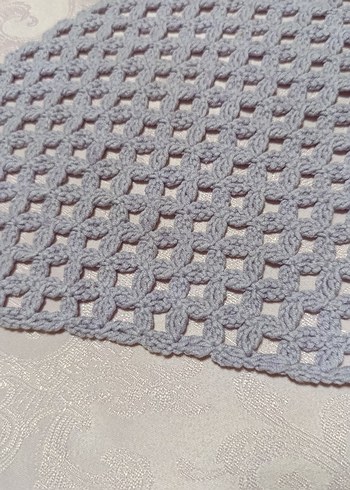 Diğer Pastel Renkli Bohem Dantel Örgü Kadın bandana