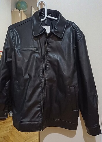 H&M DERI CEKET