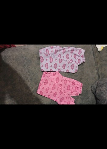 Pembe Barbie Desenli Kız Tayt - Görsel 2