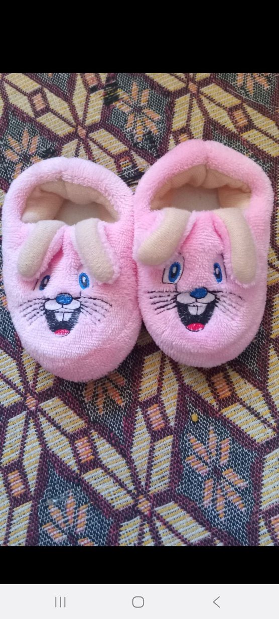 Kızlar için Pembe Sıcak Kürklü Pandufla - Görsel 3