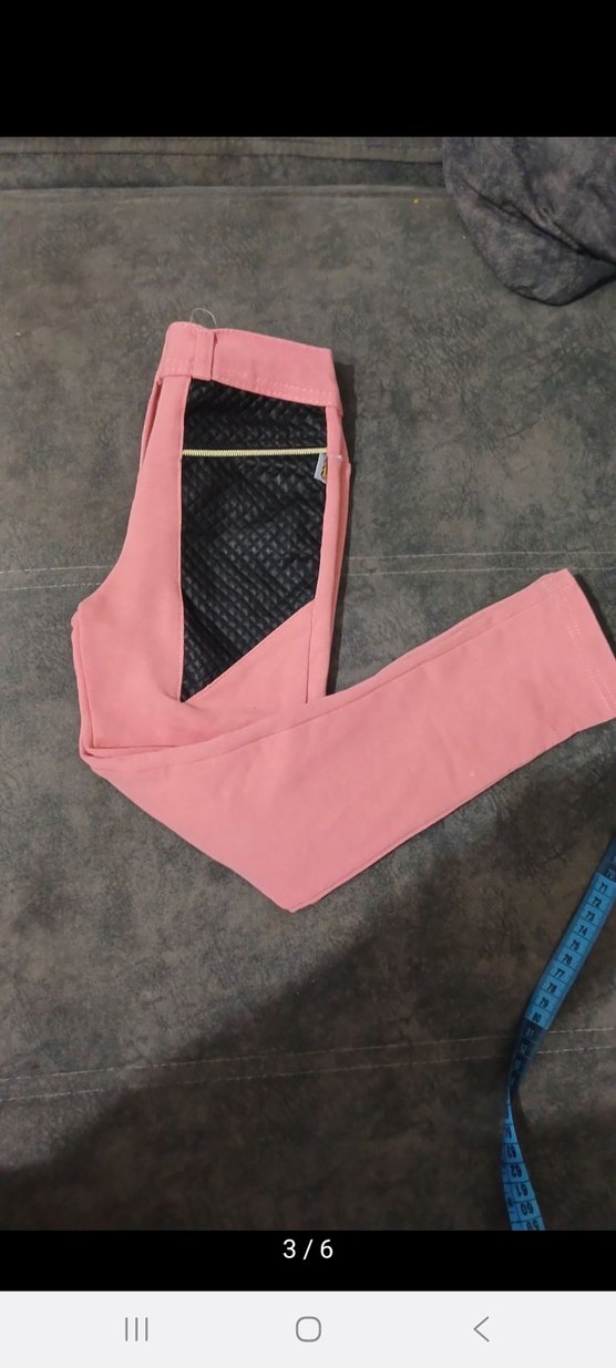 Pembe çocuk tayt pantolon - Görsel 2