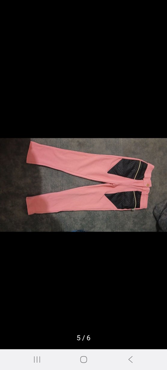 Pembe çocuk tayt pantolon - Görsel 3