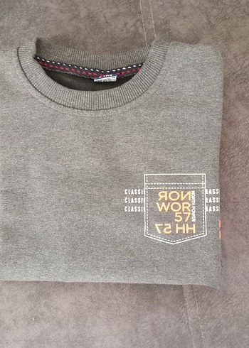 Gri Erkek Çocuk Sweatshirt - Görsel 3