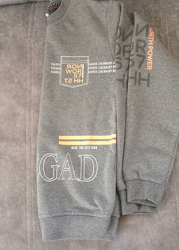 Gri Erkek Çocuk Sweatshirt - Görsel 4